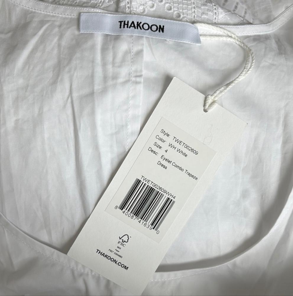 Thakoon Eyelet Dress Size M - Picture 8 of 9